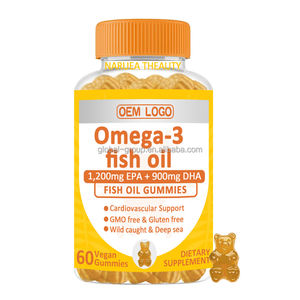 Gummies véganes OEM Oméga 3, Gummies Oméga 3 <span class=keywords><strong>DHA</strong></span>, Gummies Oméga 3 pour enfants sous marque privée - Product Image 1