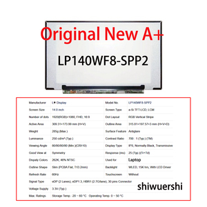 Originele Nieuwe A+ 14" LCD-monitor 1920*1080 EDP 30pins 60Hz N140HCA E5C NE140FHM N4N NV140FHM N4H LP140WF8 SPP2 N140HCG EQ1 - Product Image 2