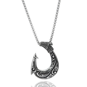 Yunnique – collier avec pendentif en acier inoxydable pour hommes, style viking, design géométrique, bijoux cadeau - Product Image 1