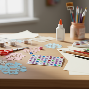 Adesivi Decorativi ILAN con Strass Multicolore 12 mm - Product Image 3