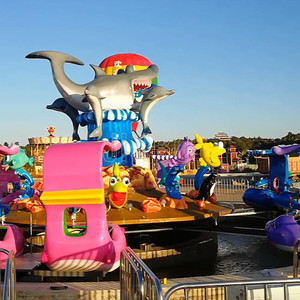 Rond-up interactif avec thème de requin, jeu de tir à eau, pour parc, interface familiale, drôle - Product Image 5