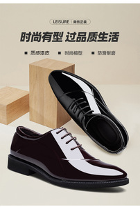 Zapatos Casuales de <span class=keywords><strong>Hombre</strong></span>, <span class=keywords><strong>Calzado</strong></span> de Oficina de Lujo con Punta en Pico - Product Image 6