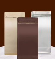 Pochette à collation étanche à l'humidité imprimée personnalisée, sac en papier d'aluminium avec support de fermeture à fermeture éclair thermoscellé pour emballage alimentaire, sacs en plastique