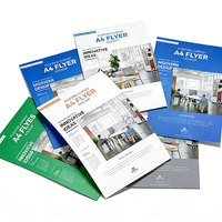 Impression de flyers professionnels personnalisés de qualité supérieure, format A4/A5/A6/DL, finition mate/brillante/soft touch, pour la promotion d'entreprise