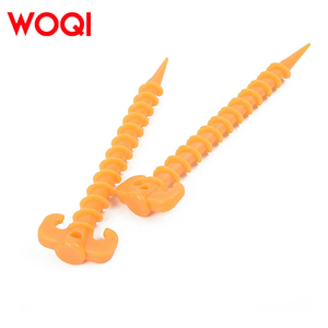 WOQI épingles d'auvent de camping en plein air piquets de tente à vis solides clous caractéristiques de sécurité durables pour les produits de randonnée - Product Image 6