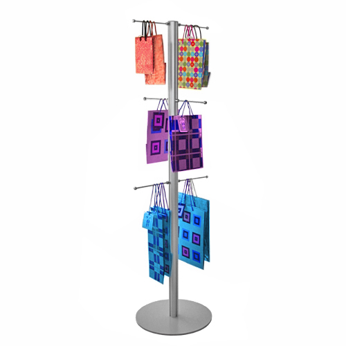Apache Customized Modern Metal Backpack Display Racks- Powder Coated Floor Standing Store Display Stand — view 5