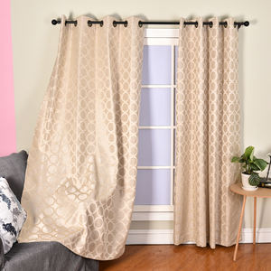 100% poliéster caliente personalizado <span class=keywords><strong>de</strong></span> alta calidad Beige negro pizarra marrón gris aislamiento Blackout sala <span class=keywords><strong>de</strong></span> estar ventana moderna cortina personalizada - Product Image 1