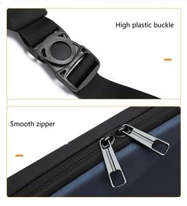 Custom Logo Waterproof Hardshell Urban Phone Crossbody Chest Bum Everywhere Belt Sling Waist <strong>Bag</strong> Fanny Pack for <strong>Men</strong> - Product Image 2