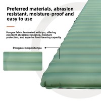 Matelas de camping tubulaire gonflable en nylon et TPU, épaisseur 10 cm, haute valeur R, chaud