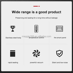 เครื่องบรรจุผิวสุญญากาศพร้อมเครื่องปิดผนึกถาดอาหารปลาแซลมอน/กุ้ง/สเต็ก/ไส้กรอก2.2กิโลวัตต์ - Product Image 4