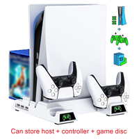 Support de refroidissement multifonctionnel 4-en-1 avec station de charge rapide pour console de jeu PS5 – Vente en gros