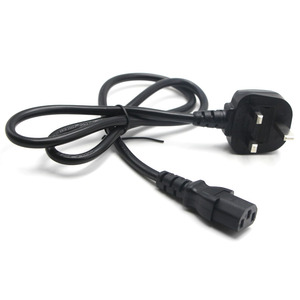 Cavo di Alimentazione UK a 3 Pin con Connettore <span class=keywords><strong>C5</strong></span>, Prolunga per Computer, Spina UK a IEC <span class=keywords><strong>C5</strong></span> per Laptop con Fusibile, Cavo di Alimentazione SAA - Product Image 5