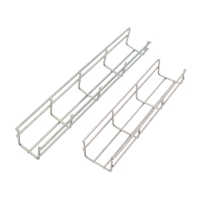 Plateaux et paniers en treillis soudé en acier inoxydable galvanisé à chaud, construction à tissage plat, fabricant