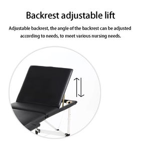 Tables et lits de <span class=keywords><strong>massage</strong></span> en aluminium à 3 sections, <span class=keywords><strong>table</strong></span> de <span class=keywords><strong>massage</strong></span> de salon de beauté, lit de spa, <span class=keywords><strong>table</strong></span> pliante, <span class=keywords><strong>table</strong></span> de <span class=keywords><strong>massage</strong></span> <span class=keywords><strong>portable</strong></span> pour le visage - Product Image 3