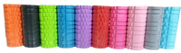 Venta al por mayor suave 33cm 45cm longitud rodillo de masaje de alta densidad rodillo de espuma de yoga rodillos de espuma de fábrica para masaje