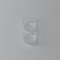 Custom Macaron cioccolato trasparente scatola di imballaggio in plastica per animali domestici vassoio Blaster monouso a conchiglia per specifiche alimentari personalizzate