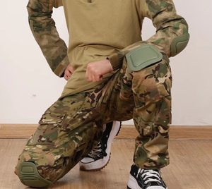 T-shirt ATACS durable pour hommes en polyester Chemise tactique en gros pour équipement de défense personnelle - Product Image 4