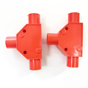 RK Direct Joint <span class=keywords><strong>PVC</strong></span> Elektrische Accessoire Mannelijke Buis Rood Blauw Glad 0.5MPa Druk 3 Jaar Garantie Gemaakt van Duurzaam Kunststof - Product Image 2