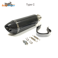 Silencieux d'échappement de moto universel haute performance OEM en acier inoxydable avec DB killer moto escape