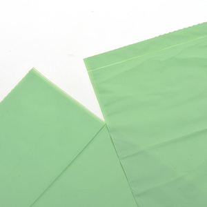 100% Biodegradable Compostable Certificated T-shirt Plastic Environment Protection Dark Green Tote <b>Hanging</b> Head Cornstrach <b>Bags</b> - Product Image 4