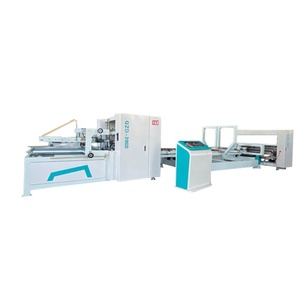 Venta caliente eléctrica impulsada automática caja corrugada hoja Pegar Carpeta <span class=keywords><strong>Gluer</strong></span> maquinaria para alimentos y productos químicos caja de cartón pegado - Product Image 6