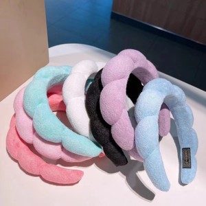 Muestra Rápida de Diademas Gruesas de Esponja <span class=keywords><strong>para</strong></span> Mujer, <span class=keywords><strong>Diadema</strong></span> Acolchada <span class=keywords><strong>para</strong></span> <span class=keywords><strong>Maquillaje</strong></span> y Spa con Toalla <span class=keywords><strong>para</strong></span> Lavar la Cara, <span class=keywords><strong>Diadema</strong></span> con Giro de Masa Frita - Product Image 3
