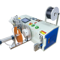 Dispositif de rembobinage de fil électrique intelligent JCW-WB05 sur table, machine automatique de mesure, de coupe, de rembobinage et de nouage de câbles