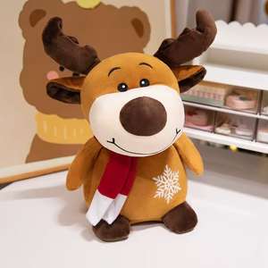 Décorations de Noël en peluche <span class=keywords><strong>super</strong></span> douce : Père Noël, arbre, bonhomme en pain d'épices, renne, nounou, en coton PP - Product Image 2