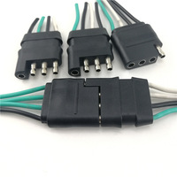 Harness Kabel Lepas Cepat Tahan Air 2/3/4 Pin Khusus untuk Pencahayaan LED dan Koneksi Daya