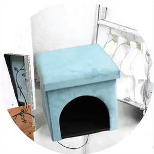 2024 Hot-Selling Foldable Fabric Ottoman <b>Storage</b> <b>Stool</b> for Living Room Bedroom Hospital or Gym - Product Image 2