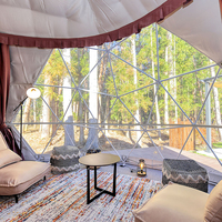 Dôme géodésique de glamping de luxe de 8 m de diamètre, type igloo, à vendre