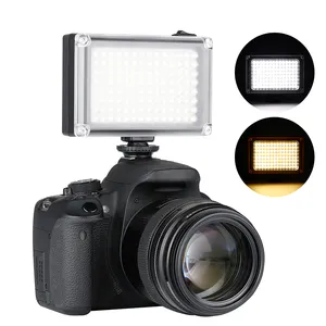 Ulzi 112 LED视频灯迷你口袋Led照明在相机上可调光led灯，适用于佳能尼康索尼摄像机DV DSLR