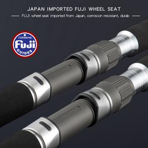Japonés Fuji guía carrete asiento GT Popping varillas 2,28 M-2,67 M alta fibra de carbono rápido medio para agua salada de fundición larga Tuna GT - Product Image 4