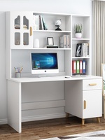 Bureau d'ordinateur combiné avec bibliothèque YQ FOREVER, bureau d'étudiant à domicile