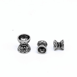 yunnique Stainless Steel Butterfly <b>Spacer</b> Beads For Bracelet Making DIY Jewelry Accessories 8mm Casting Finish - Product Image 1