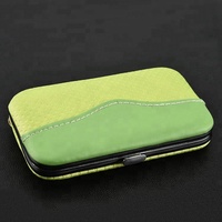 VW-MS-1217 Ensemble de manucure et pédicure 7 en 1 en acier inoxydable, 7 pièces, 11 x 6 cm, kit d'outils de soin des ongles portable avec emballage en boîte