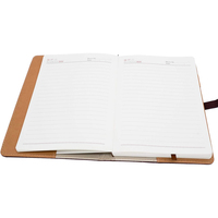 Ensemble de papeterie en cuir PU personnalisé cahier journal pour cadeau avec stylo cahier de journal démontable ligné