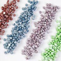 Perlas de Cera para Sellar, 500g, Parte 2, para Embalaje de Regalos, Sobres, Botellas de Vino
