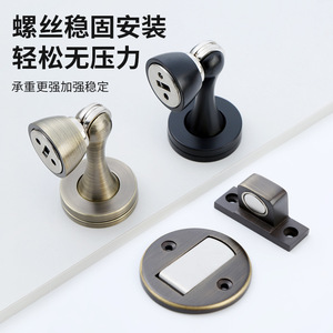 JAYHOO Brass Zinc Alloy Door Stopper Floor Mount Durable Traditional Design For Bathroom Wall And Floor Installation - Product Image 3