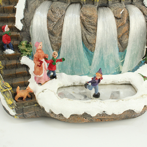 Figurines Led en polyrésine Maisons villageoises <span class=keywords><strong>de</strong></span> Noël pour la <span class=keywords><strong>décoration</strong></span> - Product Image 4