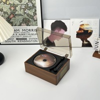 Lecteur de disques vinyle CD haut-parleur Bluetooth rétro, tourne-disque, lecteur de disques d'album à domicile, idéal pour les collectionneurs et le plaisir quotidien de l'écoute de musique