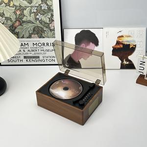 <span class=keywords><strong>Lecteur</strong></span> de disques vinyle <span class=keywords><strong>CD</strong></span> haut-parleur Bluetooth rétro, tourne-disque, <span class=keywords><strong>lecteur</strong></span> de disques d'album à domicile, idéal pour les collectionneurs et le plaisir quotidien de l'écoute de musique - Product Image 2