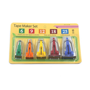 May Vải <span class=keywords><strong>Bias</strong></span> <span class=keywords><strong>Tape</strong></span> <span class=keywords><strong>Maker</strong></span> Tool <span class=keywords><strong>Kit</strong></span> 6 Mét 9 MÉT 12 Mét 18 Mét 25 Mét 5 Kích Cỡ DIY Chắp Vá May Phụ Kiện Cho Quilt Binding - Product Image 6