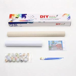 40x50cm tùy chỉnh Tự làm bức tranh bằng số khá ngựa động vật sơn bằng số treo Thủ công mỹ nghệ trang trí nội thất cho người mới bắt đầu - Product Image 3