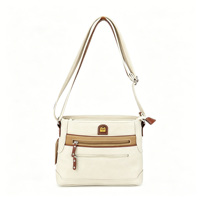 Sac bandoulière en cuir PU imperméable pour femme, usage quotidien, avec sangle tressée et fermeture à rabat zippé, personnalisable