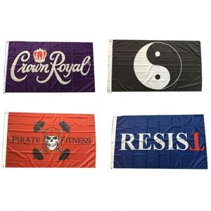 Meilleur magasin de drapeaux au monde, imprimez votre logo, bonne qualité, 150*90cm, 110gsm, drapeaux personnalisés en polyester tricoté de grande taille - Product Image 4