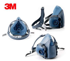 正品 3M 7502 优质硅胶半面罩，中号可重复使用呼吸器防毒面具，提供终极舒适感 - Product Image 5