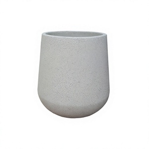 Maceta Moderna de Hormigón para Exteriores, Jardinera de Diseño Minimalista con Acabado Gris para Plantas y Vegetación - Product Image 4