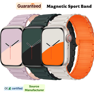 <span class=keywords><strong>Bracelet</strong></span> en silicone avec boucle magnétique pour <span class=keywords><strong>Apple</strong></span> <span class=keywords><strong>Watch</strong></span>, compatible avec les modèles 11, 10, 42 mm, 46 mm et IWatch Ultra 49 mm - Product Image 1