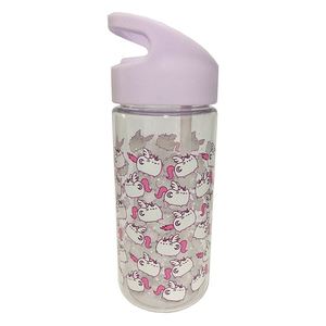 Botella de Agua de Plástico Personalizada para Niños, Libre de BPA, con Pajita - Product Image 2